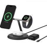 Belkin Langaton Laturi BoostCharge Pro 3-in-1 MagSafe Qi2 15W Musta