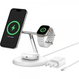 Belkin Langaton Laturi BoostCharge Pro 3-in-1 MagSafe Qi2 15W Valkoinen