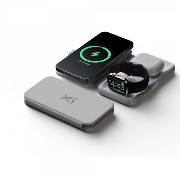 Xtorm Langaton Laturi Kokoontaitettava Langaton Matkalaturi 3in1 MagSafe