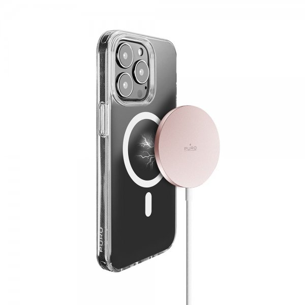 Puro Langaton Laturi Magneettinen USB-C Latauskaapeli MagSafe Pinkki