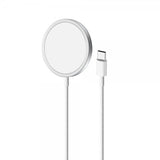 Puro Langaton Laturi Magneettinen USB-C Latauskaapeli MagSafe Valkoinen