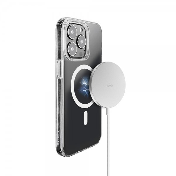 Puro Langaton Laturi Magneettinen USB-C Latauskaapeli MagSafe Valkoinen