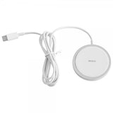 Deltaco langaton laturi MagSafe-yhteensopiva magneettinen valkoinen