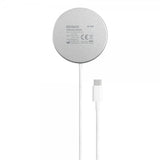 Deltaco langaton laturi MagSafe-yhteensopiva magneettinen valkoinen