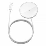 Baseus Langaton Laturi MagSafe Simple Mini 15W Valkoinen