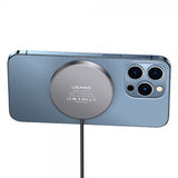 USAMS Langaton Laturi US-CD183 Alumiini 15W MagSafe
