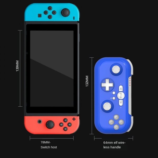 Ipega Langaton Mini-peliohjain Nintendo Switchille/Androidille/PC:lle, Keltainen