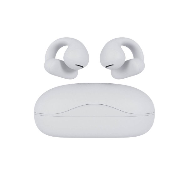 Happy Plugs Langattomat Kuulokkeet Clip Open Ear Wireless Valkoinen
