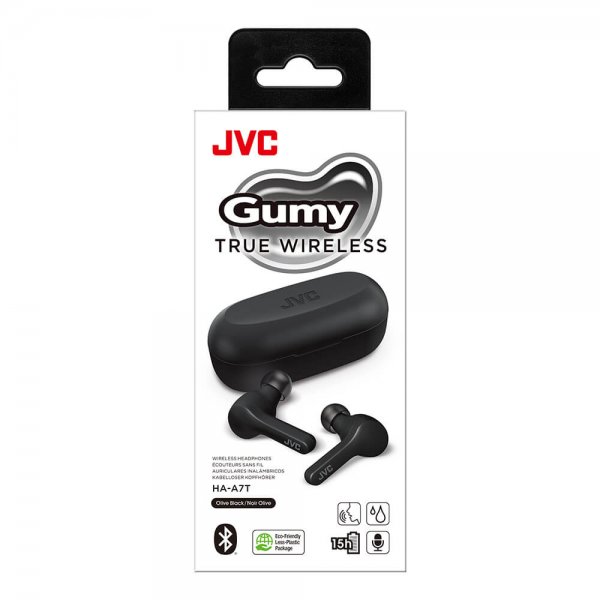 JVC Langattomat kuulokkeet Gumy True Wireless HA-A7T In-Ear, musta
