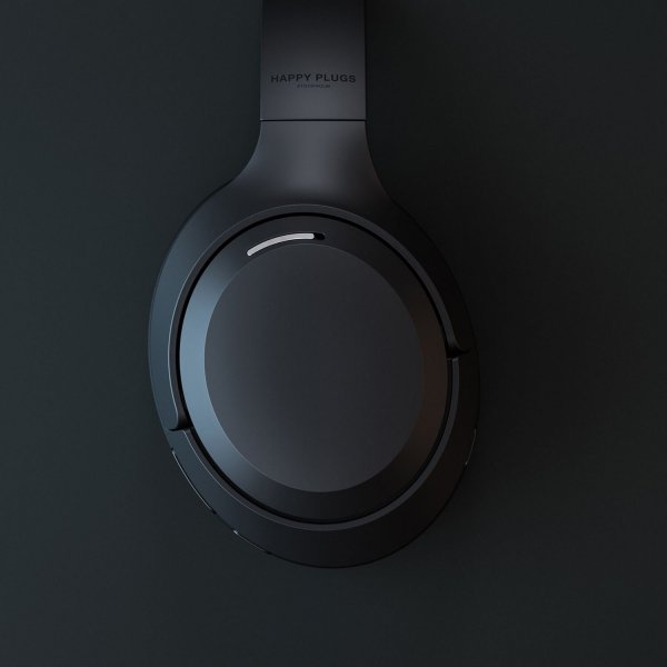 Happy Plugs Langattomat Kuulokkeet Play Lite Over-Ear Musta