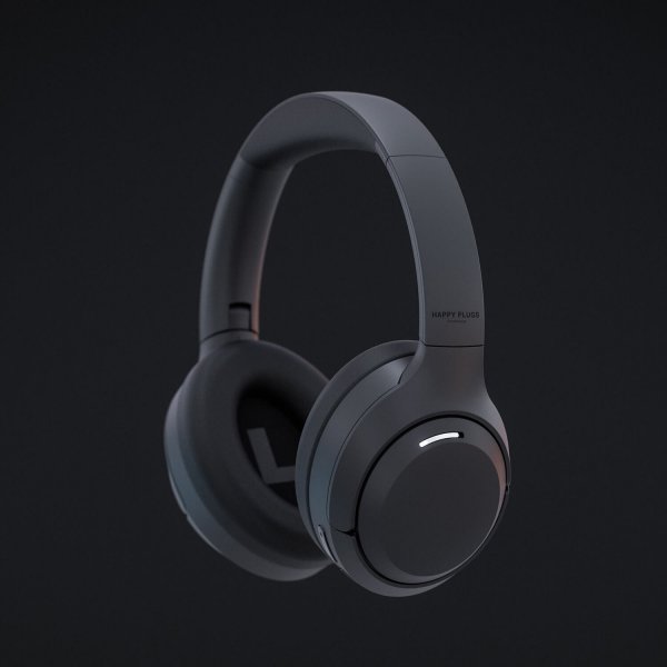 Happy Plugs Langattomat Kuulokkeet Play Lite Over-Ear Musta