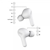 Jays langattomat t-Seven TWS In-Ear ANC -kuulokkeet, valkoinen