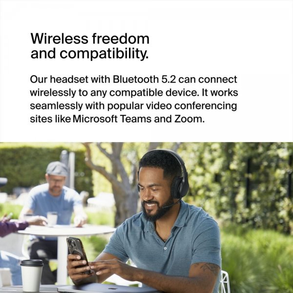 Belkin Langattomat SoundForm Adapt Over-Ear-kuulokkeet, musta