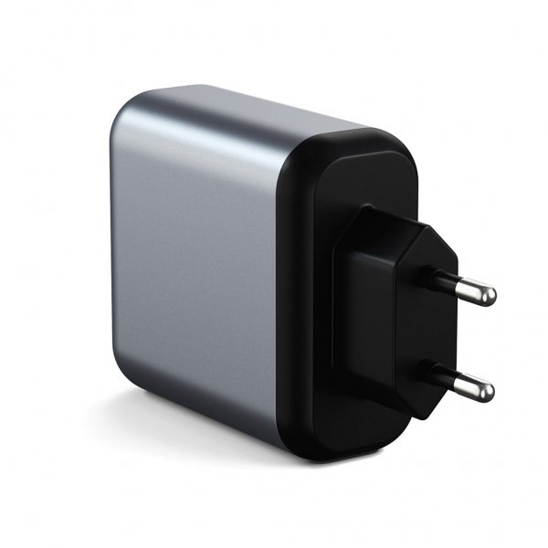 Satechi 30W seinälaturi, jossa USB-C- ja USB-A-liitännät