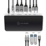 ALOGIC USB-C ja USB 3.0 kolmoisnäyttötelakka 4K & virransyöttö 80W