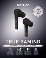Defunc True Gaming Langattomat kuulokkeet, musta