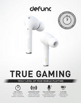 Defunc True Gaming Langattomat kuulokkeet valkoinen