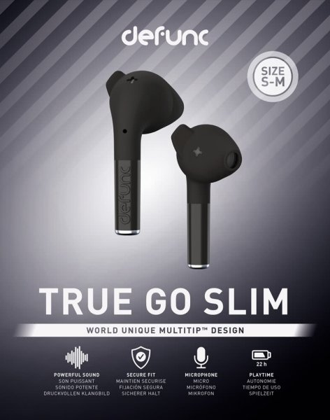 Defunc True Go Slim Langattomat Kuulokkeet Musta