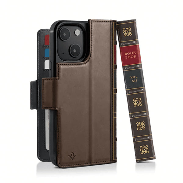 Twelve South iPhone 14 Plus BookBook MagSafe -kotelo, ruskea