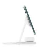 Twelve South Langaton Laturi HiRise 2 Deluxe Qi2 MagSafe Valkoinen