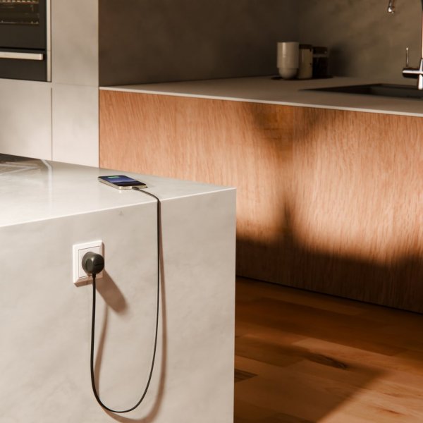 Twelve South PowerCord USB-C -laturi 3 metriä Slate