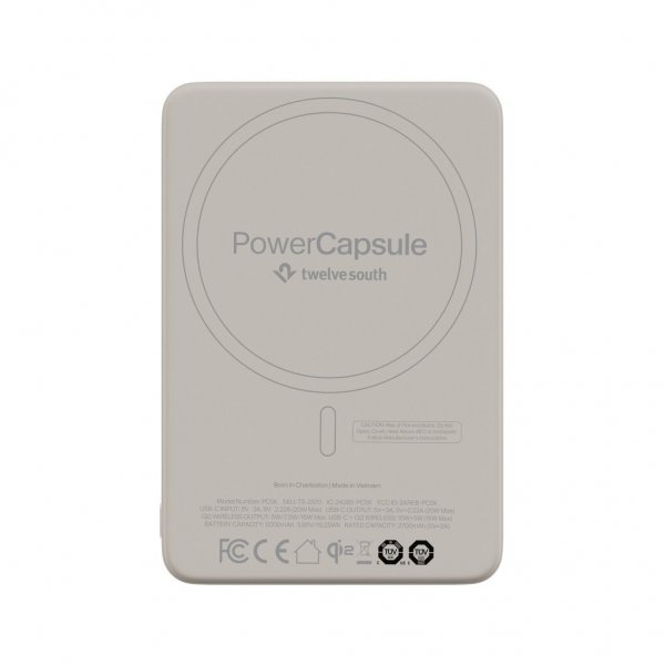 Twelve South PowerCapsule 5K MagSafe-varavirtalähde, Dune