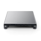 Satechi USB-C Aluminum Monitor Stand Hub for iMac, avaruusharmaa