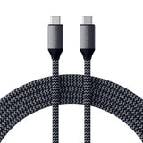 Satechi USB-C–USB-C-kaapeli 2 m harmaa