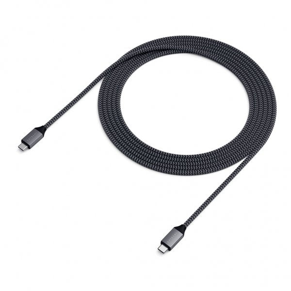 Satechi USB-C–USB-C-kaapeli 2 m harmaa