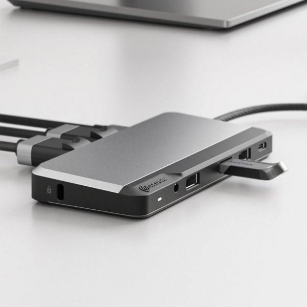 ALOGIC USB-C Dual Display Dock MX2 Lite DisplayPort -versio