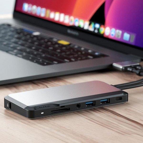 ALOGIC Dual USB-C Super Hub 10-in-1 -keskitin Dual HDMI 4K@60Hz avaruusharmaa
