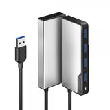 ALOGIC USB-A Fusion SWIFT 4-porttinen keskitin avaruusharmaa