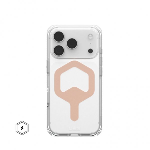 Urban Armor Gear (UAG) iPhone 17 Pro -suojakuori Plyo MagSafe Ice Rose Gold