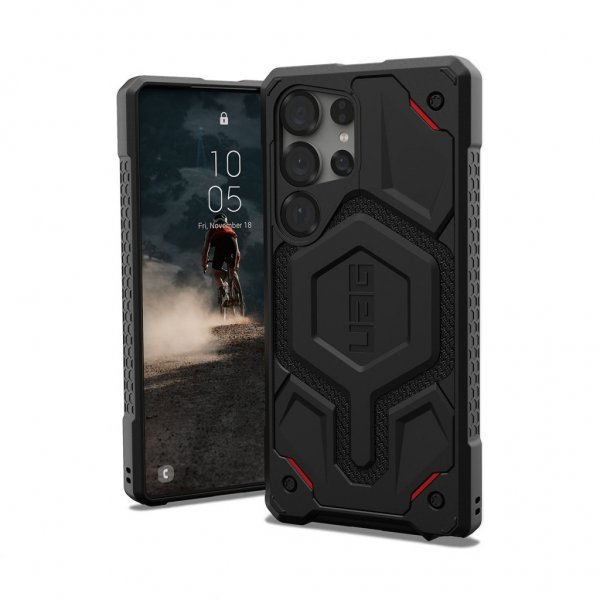 Urban Armor Gear (UAG) Samsung Galaxy S25 Ultra Kuori Monarch Pro Kevlar MagSafe Musta