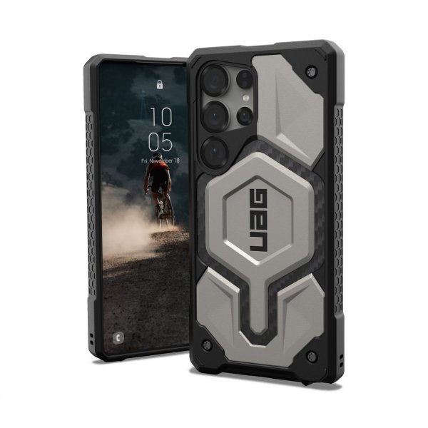 Urban Armor Gear (UAG) Samsung Galaxy S25 Ultra Kuori Monarch Pro MagSafe Titanium