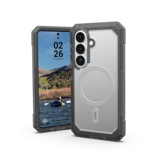 Urban Armor Gear (UAG) Samsung Galaxy S26 -suojakuori Trooper MagSafe Clear/Ash