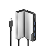 ALOGIC USB-C Fusion CORE 5-in-1 HDMI- ja USB-keskitin, avaruusharmaa