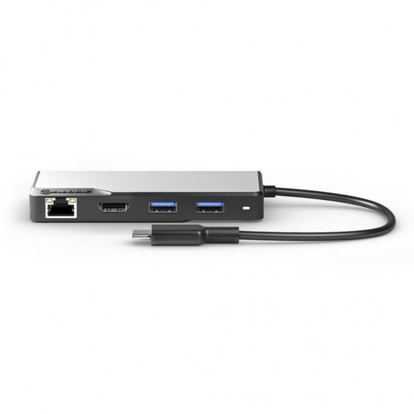 ALOGIC USB-C Fusion MAX 6-in-1-keskitin HDMI. USB. Ethernet ja PD Space Gray