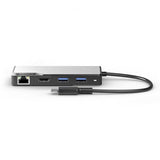 ALOGIC USB-C Fusion MAX 6-in-1-keskitin HDMI. USB. Ethernet ja PD Space Gray
