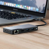 ALOGIC USB-C Fusion MAX 6-in-1-keskitin HDMI. USB. Ethernet ja PD Space Gray
