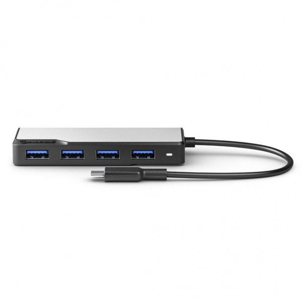 ALOGIC USB-C Fusion SWIFT 4-in-1-keskitin, avaruusharmaa