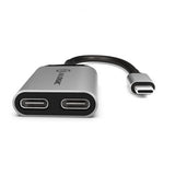 ALOGIC Ultra USB-C–USB-C naarasliitin ja äänilähtö 10 cm