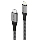 ALOGIC Ultra USB-C–Lightning-kaapeli 1,5 m harmaa