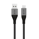 ALOGIC Ultra USB-A–USB-C-kaapeli 3A/480Mbps 30 cm tähtiharmaa