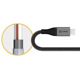 ALOGIC Ultra USB-A–USB-C-kaapeli 3A/480Mbps 30 cm tähtiharmaa