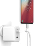 ALOGIC USB-C–USB-A-kaapeli 3A/480Mbps 30cm Hopea