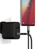ALOGIC Ultra USB-C–USB-C-kaapeli 5A/480Mbps 1,5 metriä avaruusharmaa
