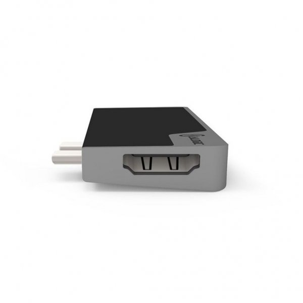ALOGIC Ultra USB-C-telakointiasema NANO Gen 2 – HDMI. USB. SD-kortti 100 W PD avaruusharmaa