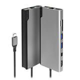 ALOGIC Ultra USB-C Dock PLUS - HDMI. MDP. USB. Ethernet. muistikortinlukija ja 100W PD Space Grey
