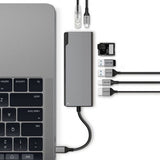 ALOGIC Ultra USB-C Dock PLUS - HDMI. MDP. USB. Ethernet. muistikortinlukija ja 100W PD Space Grey